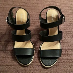 Old Navy leather black heels